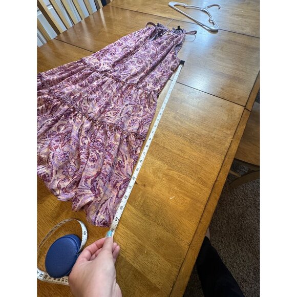 Anthropologie Drew Naomi Maxi Dress in Purple Plum EUC Size Medium - Picture 7 of 9